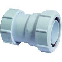 McAlpine ST28M White Pipe Reducing Coupling - 32 x 38mm
