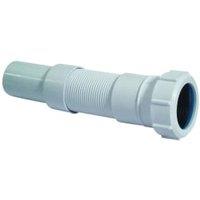 McAlpine FLEXCON5 White Flexible Pipe Connector 32mm x 182-232mm