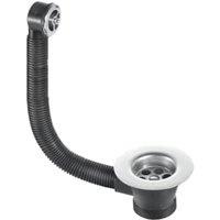 McAlpine FSW2PC Black Combined Sink Waste & Overflow