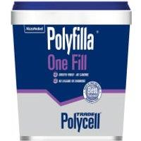 Polycell Trade Polyfilla Ready Mixed One Fill Filler - 1L