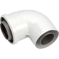 Worcester Bosch Boiler White 90 Flue Elbow