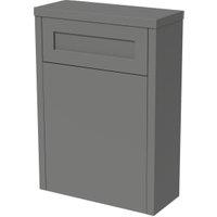 Wickes Hayman Dove Grey Traditional Freestanding Toilet Unit - 870 x 600mm