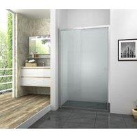 Vision 6mm Chrome Framed Sliding Shower Door Only - 1850 x 1200mm