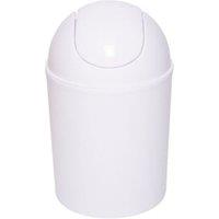 Wickes 3 Litre White Plastic Swing Bin - 250 x 220mm