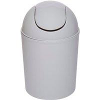 Wickes 3 Litre Grey Plastic Swing Bin - 250 x 220mm