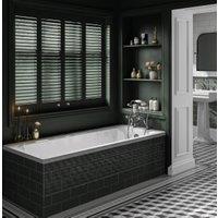 Wickes Savoy Acrylic Traditional Straight Bath - 1700 x 700mm