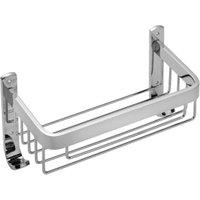 Croydex Aluminium Large Bathroom Storage Basket - Chrome