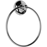 Croydex Flexi-Fix Grosvenor Bathroom Towel Ring - Chrome