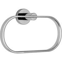 Croydex Flexi-Fix Metra Bathroom Towel Ring - Chrome