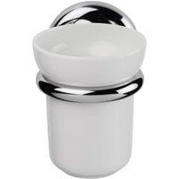 Croydex Flexi-Fix Grosvenor Bathroom Tumbler & Holder - Chrome
