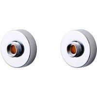 Wickes Fast Fix Brackets Kit for Mixer Showers - Round