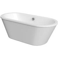 Wickes Eden Freestanding Contemporary Twin Skirted Oval Bath - 1700 x 755mm