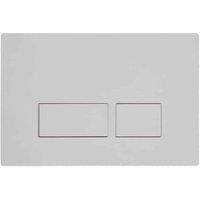 Hadleigh Flush Plate For Bathrooms - White