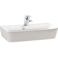 Wickes Emma 1 Tap Hole Wall Hung Square Bathroom Basin - 500mm