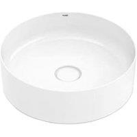 Wickes Platinum Round Countertop Bathroom Basin - 390mm