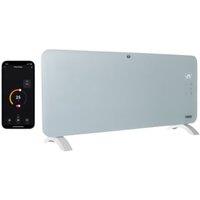 Princess Smart 2000W Glass Panel Heater - White
