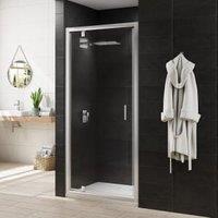 Nexa By Merlyn 6mm Chrome Framed Pivot Shower Door Only - 1000mm