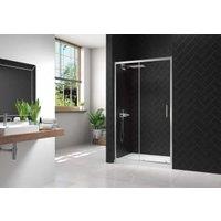 Nexa By MERLYN 8mm Chrome Framed Sliding Shower Door Only - 1100mm