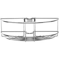 Croydex Chrome Riser Rail Storage Basket - 85 x 265mm
