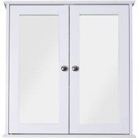 Croydex Ashby Wooden Double Door Bathroom Cabinet - 580 x 560mm