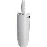 Croydex Toilet Brush & Holder - White/Grey