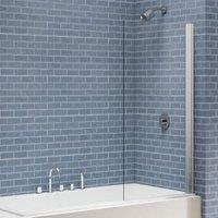 Nexa By Merlyn 6mm Single Square Adjustable Bath Screen - 1500 x 800mm