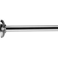 Croydex Modular Circular Profile Shower Curtain Rail - Chrome