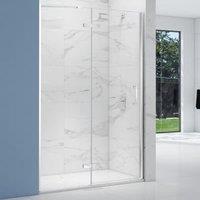 Nexa By MERLYN 8mm Chrome Frameless Inline Hinge Door Only for Side Panel - 900mm