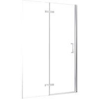 Nexa By MERLYN 8mm Chrome Frameless Inline Hinge Door Only for Recess - 1000mm