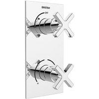 Bristan Casino Recessed Thermostatic Dual Control Shower Valve - Chrome