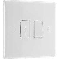 BG Slimline 13A Switched Fused Connection Unit - White