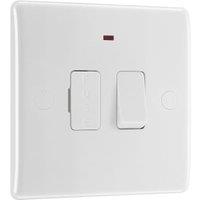 BG Slimline 13A Switched Fused Connection Unit with Power Indicator - White