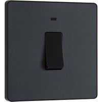 BG Evolve 20A Double Pole with Power Led Indicator - Matt Grey