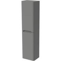 Wickes Malmo Dust Grey Wall Hung J Pull Tower Unit - 1600 x 400mm