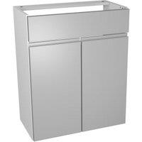 Wickes Hertford Dove Grey Vanity Unit - 600 x 735mm