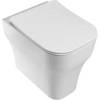 Wickes Siena Easy Clean Back To Wall Furniture Pan & Soft Close Slim Sandwich Seat - 360mm