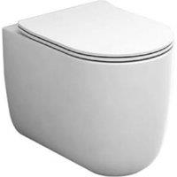 Wickes Teramo Easy Clean Back To Wall Furniture Pan & Soft Close Slim Sandwich Seat - 360mm