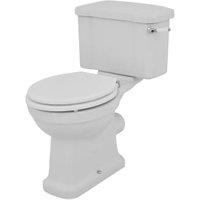 Wickes Oxford Traditional Close Coupled Toilet Pan, Cistern & White Soft Close Seat