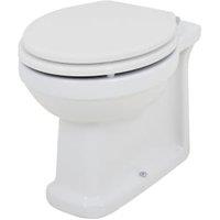 Wickes Oxford Traditional Back To Wall Furniture Pan & White Soft Close Seat