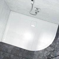 Nexa By Merlyn 25mm Offset Quadrant Low Level Right Hand White Shower Tray - 1200 x 900mm