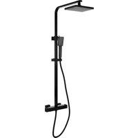 Bristan Iris Bar Mixer Shower with Diverter - Black