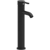 Roca Carelia High Neck Basin Mixer Tap with Cold Start Technology - Black