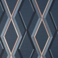 Superfresco Easy Prestige Geometric Navy Wallpaper 10m