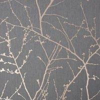Superfresco Easy Innocence CHARCOAL/COPPER Wallpaper 10m
