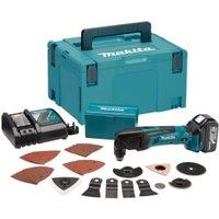 Makita Dtm50rt1j3 18v Lxt 5.0ah Li-ion Cordless Multi-tool With 30 Piece Accessory Set
