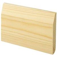 Wickes Dual Purpose Chamfered / Bullnose Pine Skirting - 15 x 95 x 3600mm - Pack of 2