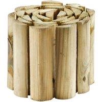 Wickes Timber Border Log Edging Roll - 150 x 1500mm