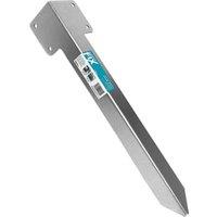 Wickes Corner Railway Sleeper Galvanised Bracket - 435mm
