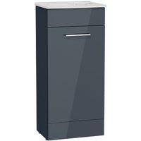 Holkham Anthracite Grey Vanity Unit & Basin - 855 x 385mm