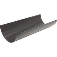 FloPlast 112mm Anthracite Grey Half Round Gutter - 4m